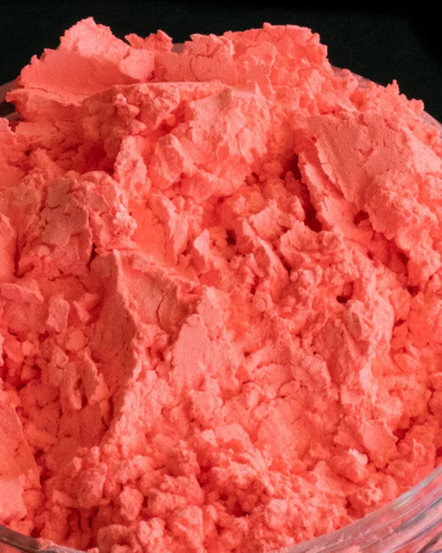 Vibrant pink candle wax dye powder for DIY candle making supplies