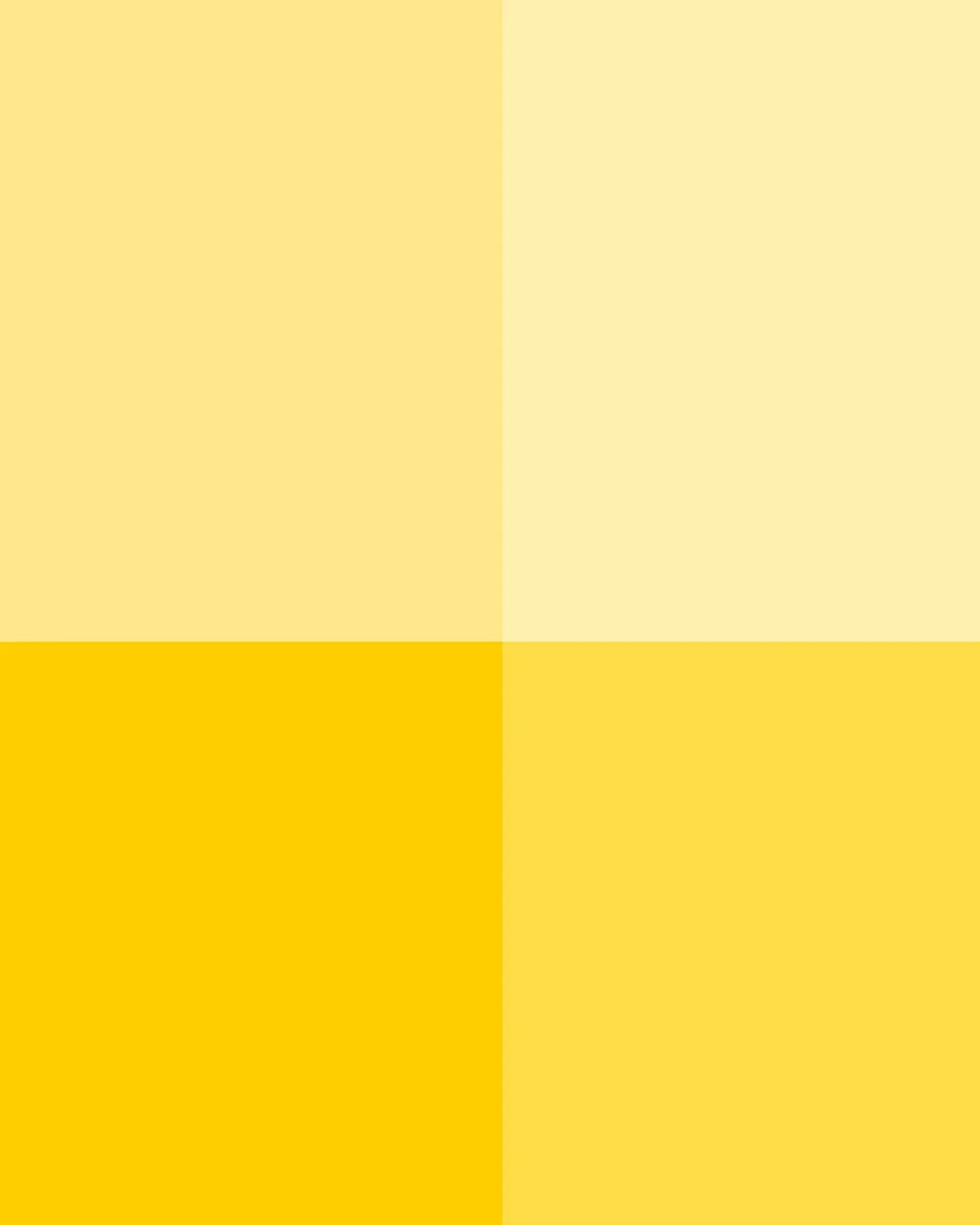 Four-panel yellow color block background, ideal for candle making branding or design