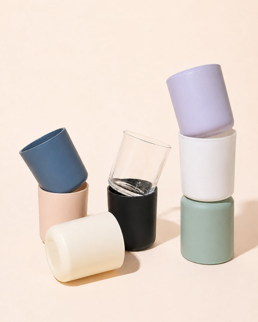 Build your own Luna candle jar 12 pack, colour range