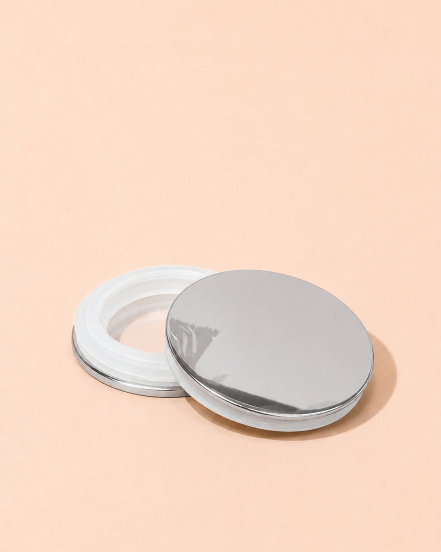Thin Metal Lid - Silver
