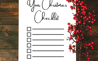 Christmas Checklist - Wickii