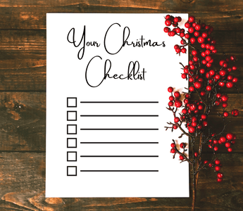 Christmas Checklist - Wickii