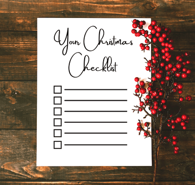 Christmas Checklist - Wickii