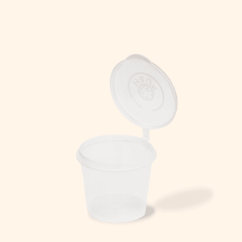 23ml Flat Top Shot Pots - Wickii