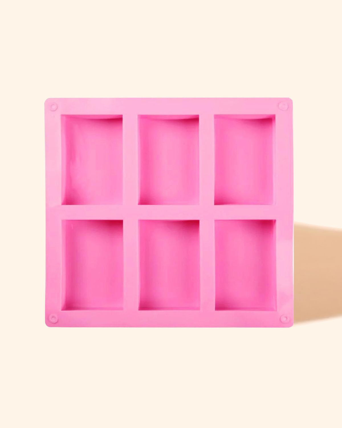 Silicone Soap Mould - 6 Cavity - Wickii