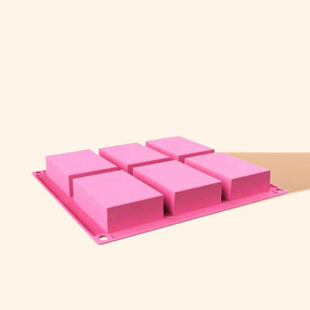 Silicone Soap Mould - 6 Cavity - Wickii