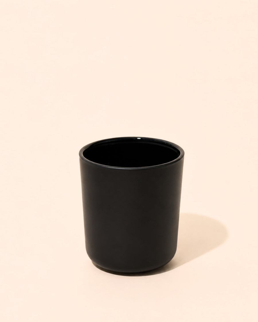 Luna candle jar in Matte Black