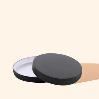 NQR Stainless Steel Lids - Small - Matte Black - Wickii