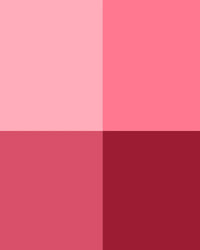 Four shade pink color block pattern, decorative background for candle making supplies.