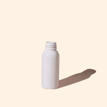 50ml White PET Bottle - Tall