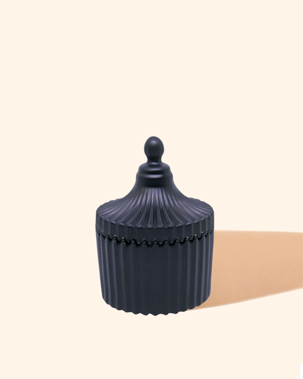 Carousel with lid - Black Small - Wickii