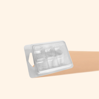 Clamshell Melt Moulds - 6 Cavity - Wickii