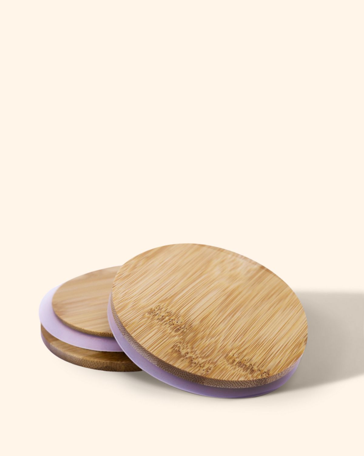 Bamboo Lids - Small - Natural Varnished