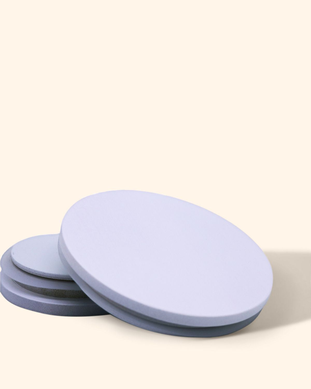 Bamboo Lids - Medium - Gloss White