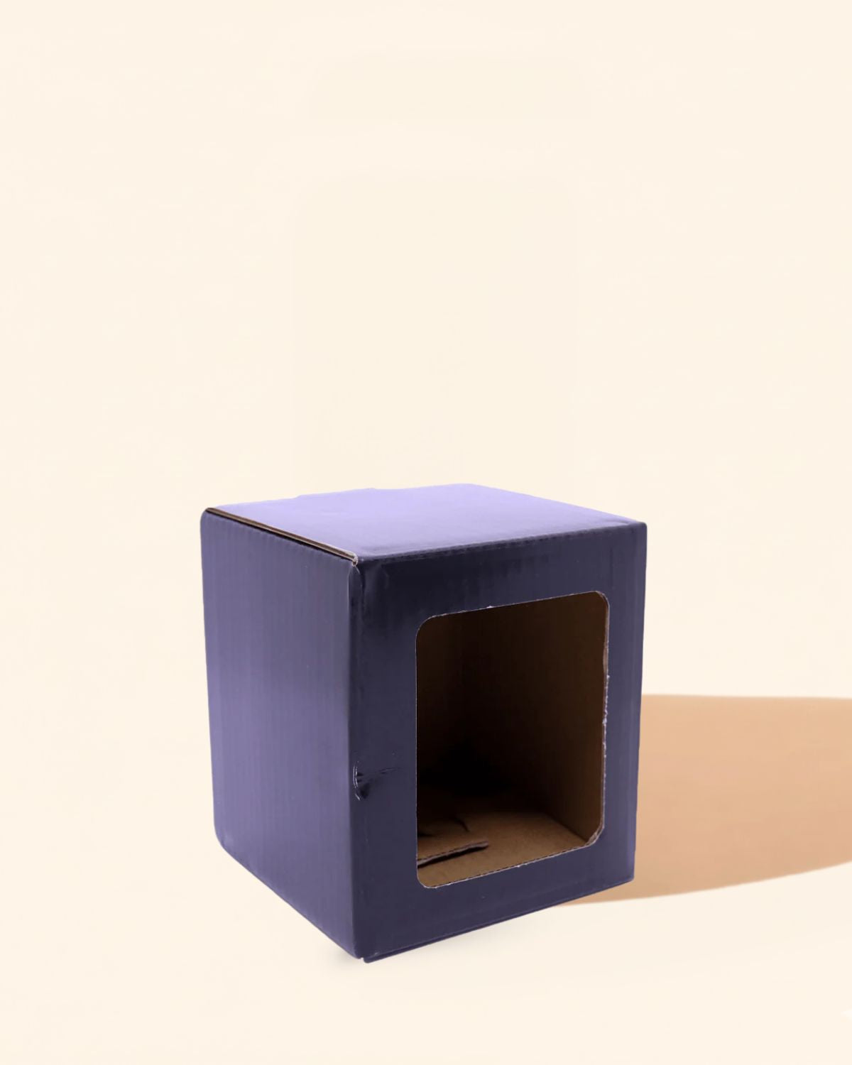 Candle Gift Box - Medium - Black - With Window