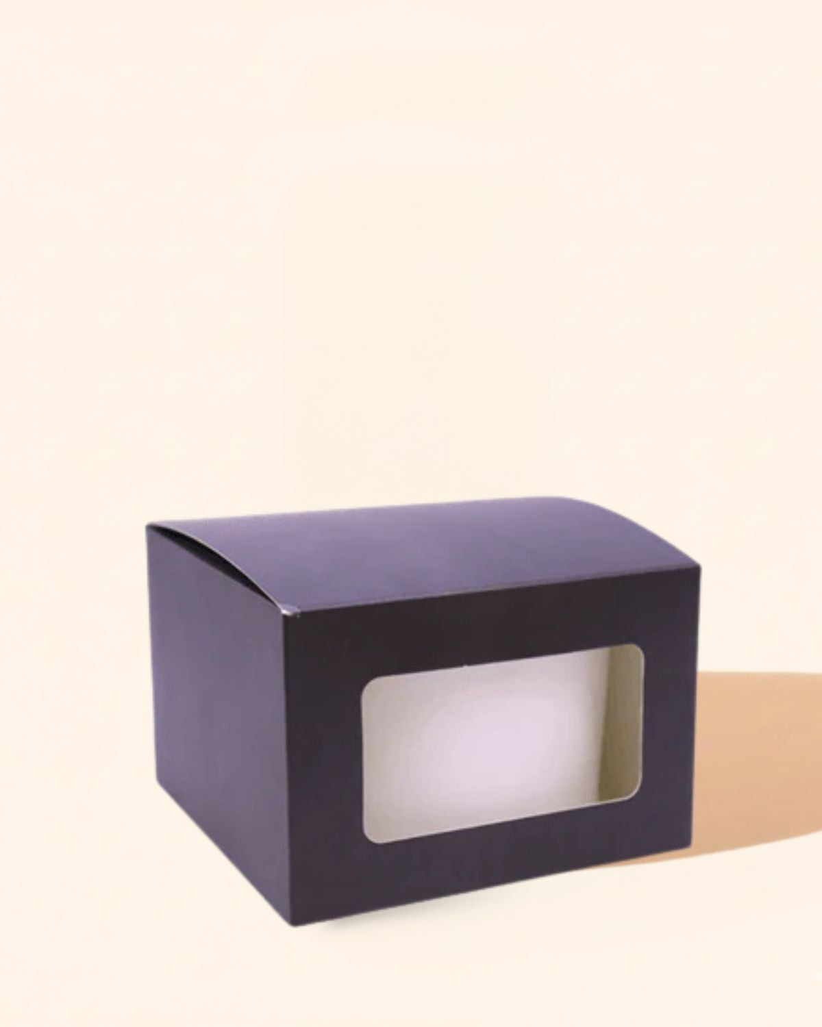 Lux Candle Gift Box - XL - Black - Window