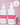 250ml PET Squat Template - Pink Pop