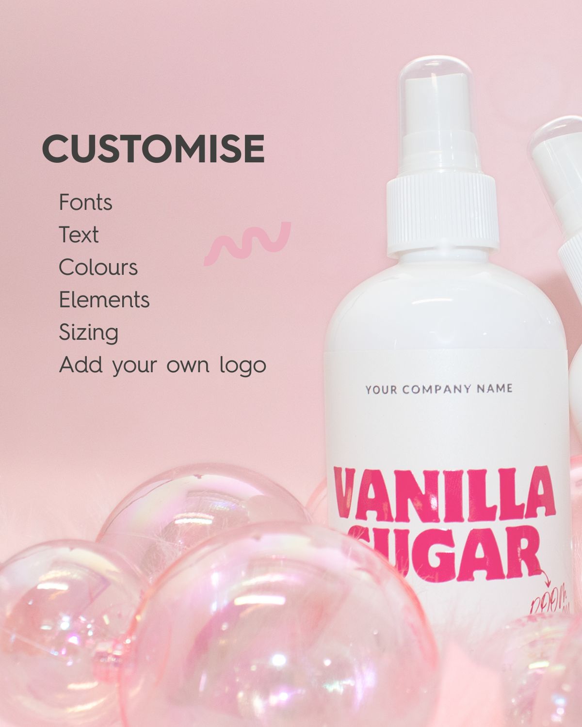 250ml PET Squat Template - Pink Pop
