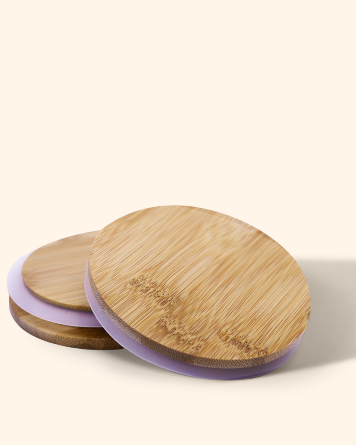 Bamboo Lids - Medium - Natural Varnished