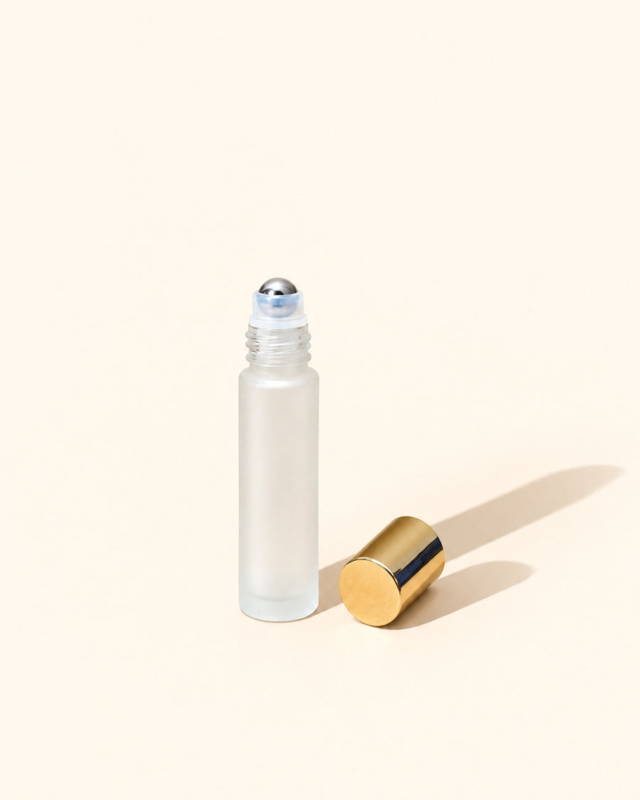 roller ball bottle gold lid